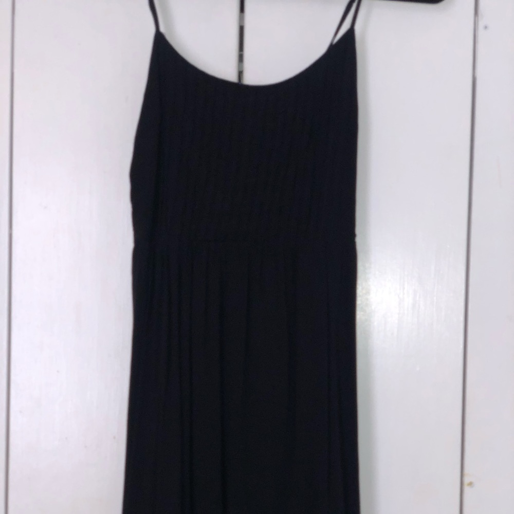 Spaghetti strap black dress